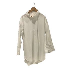 Maison Martin Margiela White Cotton Oversized Tunic